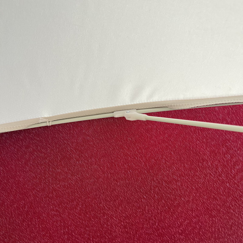 Rama z włókna 2M, lekki aluminiowy trzonek, zwykły parasol przeciwsłoneczny.