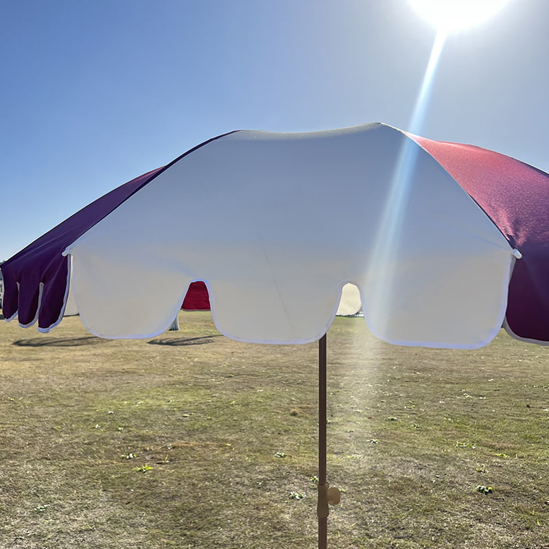 Rama z włókna 2M, lekki aluminiowy trzonek, zwykły parasol przeciwsłoneczny.