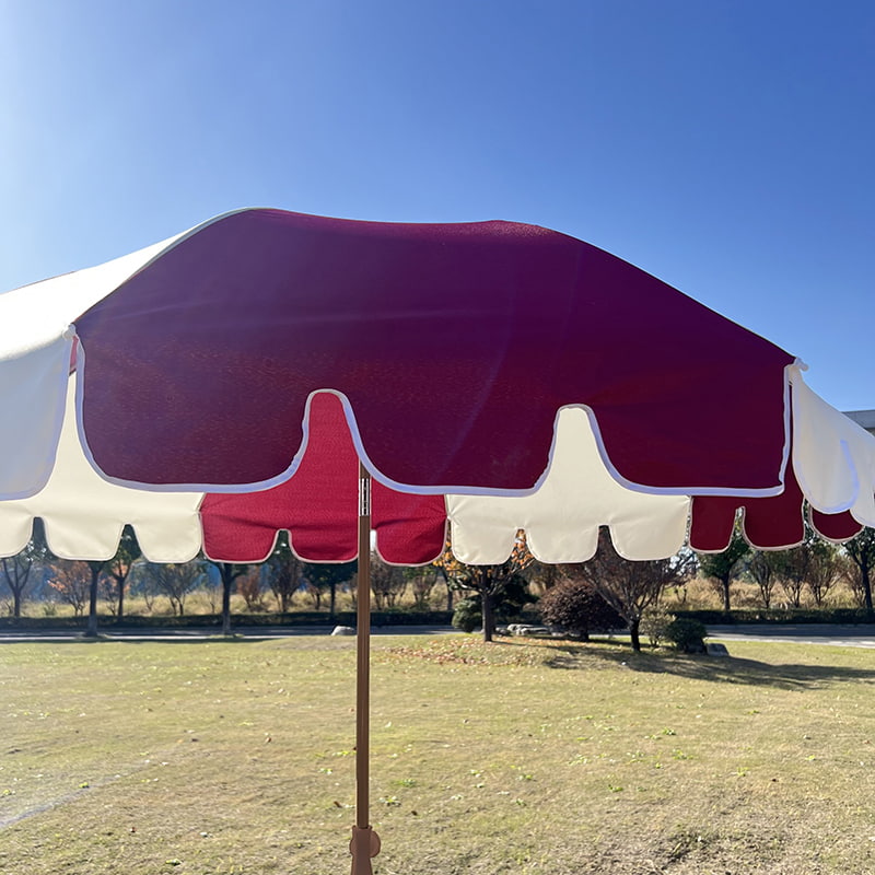 Rama z włókna 2M, lekki aluminiowy trzonek, zwykły parasol przeciwsłoneczny.