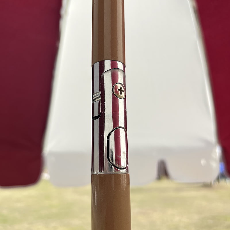 Rama z włókna 2M, lekki aluminiowy trzonek, zwykły parasol przeciwsłoneczny.