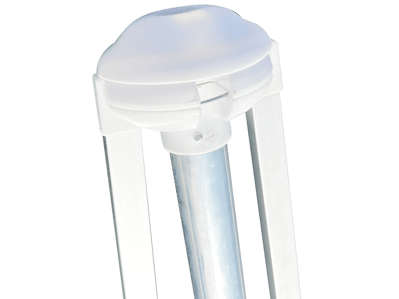 Dekoracyjny parasol plażowy 2,8*2,4M z 2 prążkami