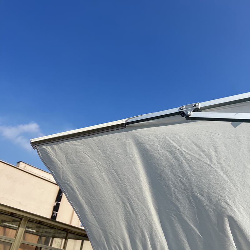 Dekoracyjny parasol plażowy 2,8*2,4M z 2 prążkami