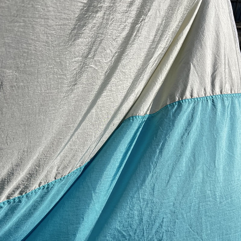 Dekoracyjny parasol plażowy 2,8*2,4M z 2 prążkami