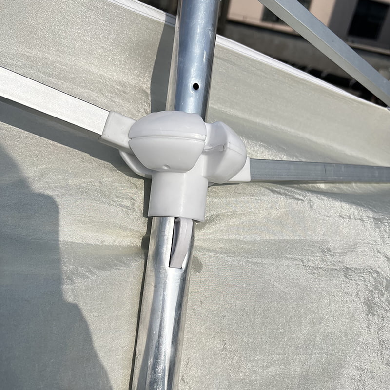 Dekoracyjny parasol plażowy 2,8*2,4M z 2 prążkami