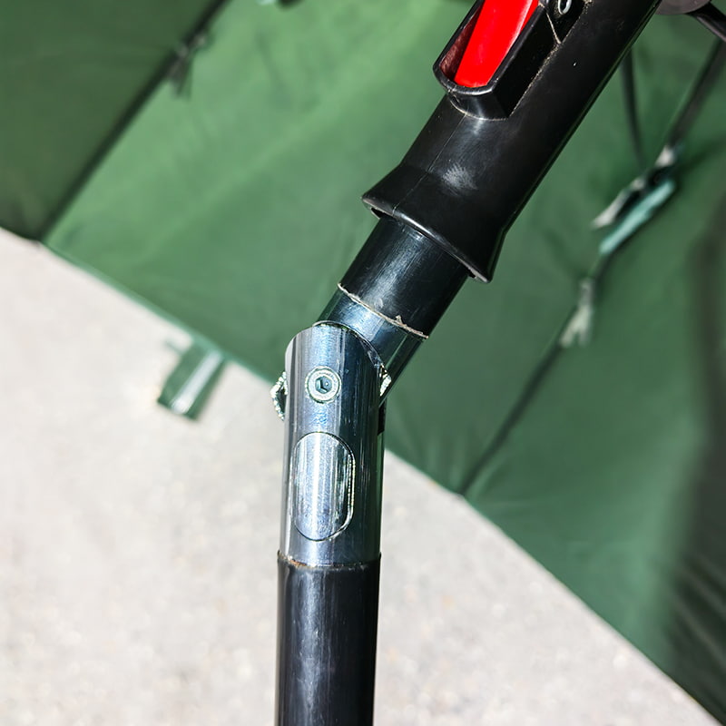 Parasol z baldachimem w kolorze wojskowym w kolorze zielonym 2,2 m