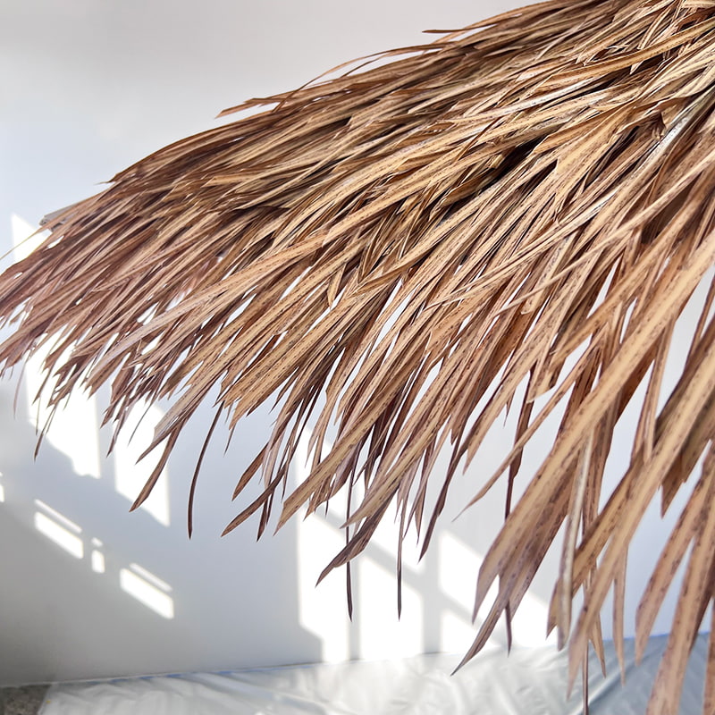 Parasol ogrodowy ze słomy o długości 3 metrów