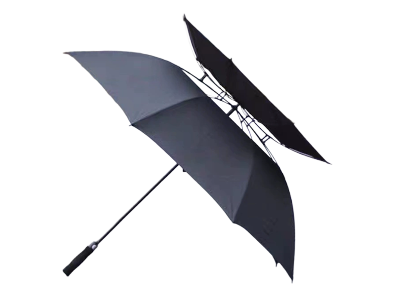 W pełni automatyczny, podwójny wiatroszczelny parasol golfowy